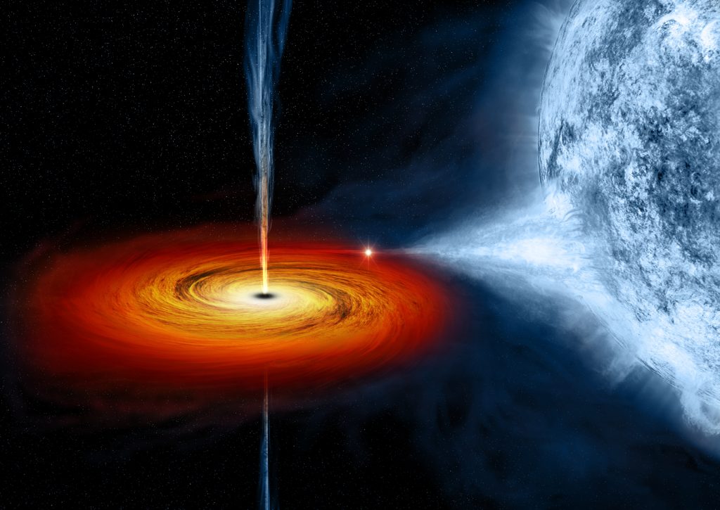 Wie ein Schwarzes Loch strahlt: Experiment schlägt Theorie