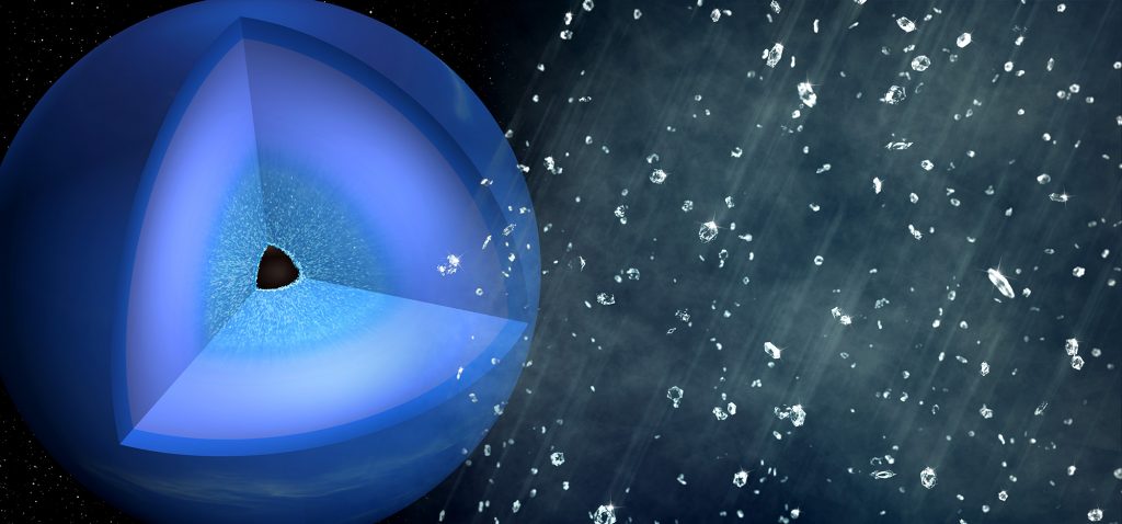 Diamantregen auf Neptun und Uranus