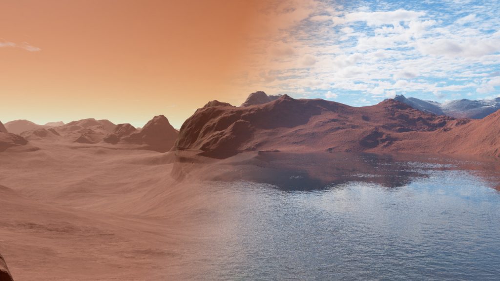 Wie der Mars seine Ozeane verloren hat