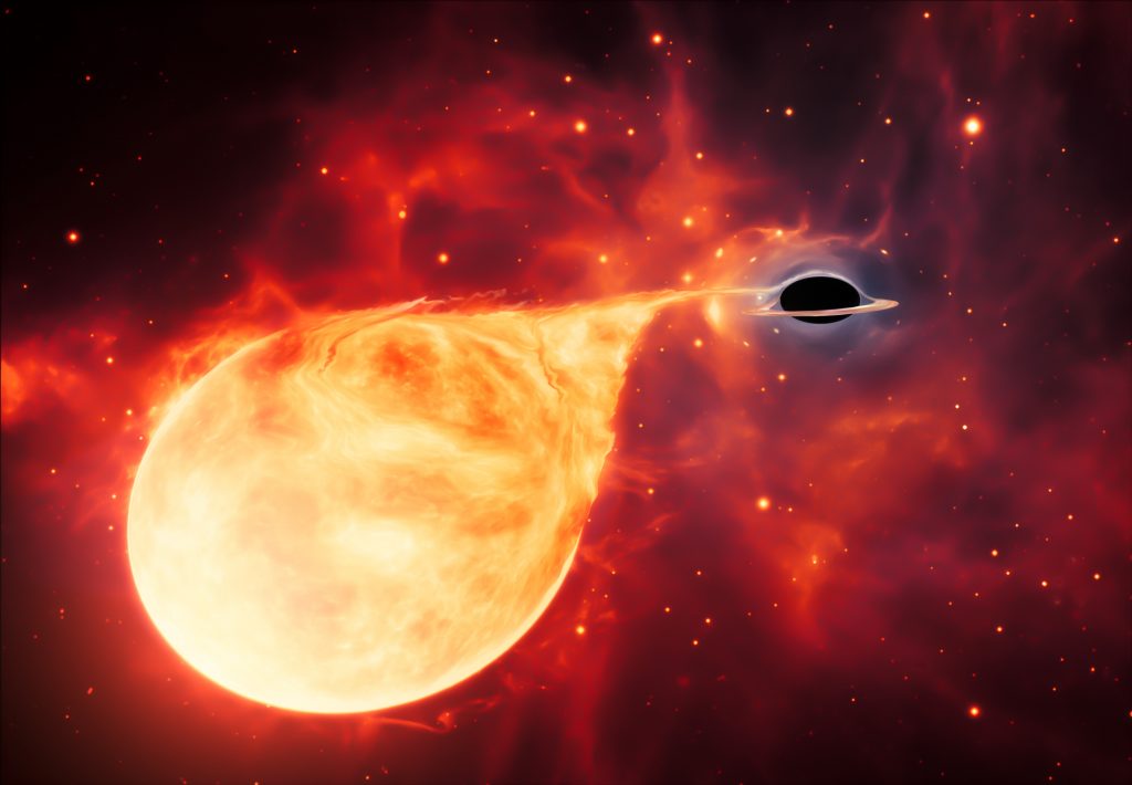 50.000 Sonnenmassen – und dieses Schwarze Loch gilt doch nur als Mittelklasse
