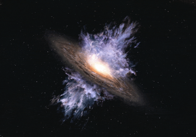 Die Geburt supermassiver Schwarzer Löcher aus Dunkler Materie – und ihr Wachstum