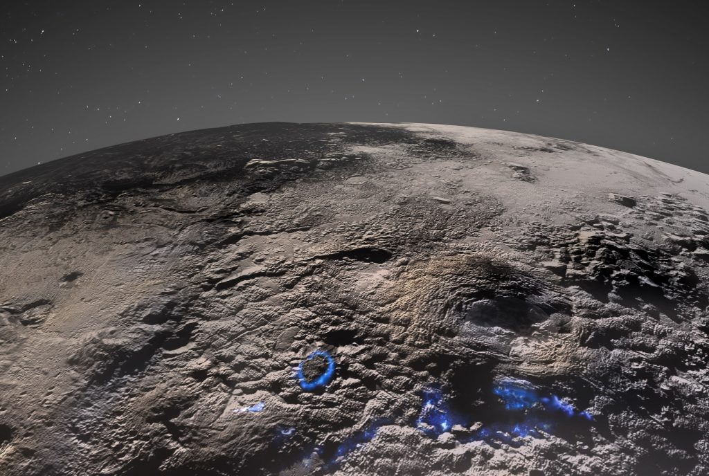 7 Kilometer hohe Eisvulkane auf Pluto